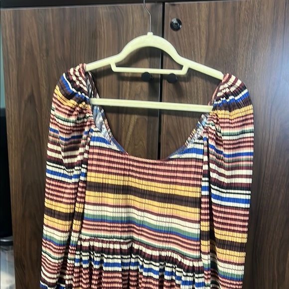 Zara Multicolor Striped Women's dress long sleeve’s - Picture 5 of 6